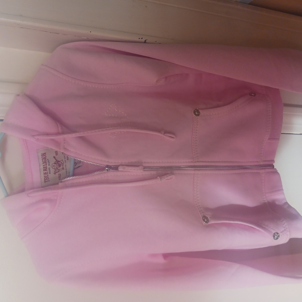 Brand New Small True Religion Pink Women's Hoodie